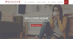 Desktop Screenshot of parklakevillageapts.com